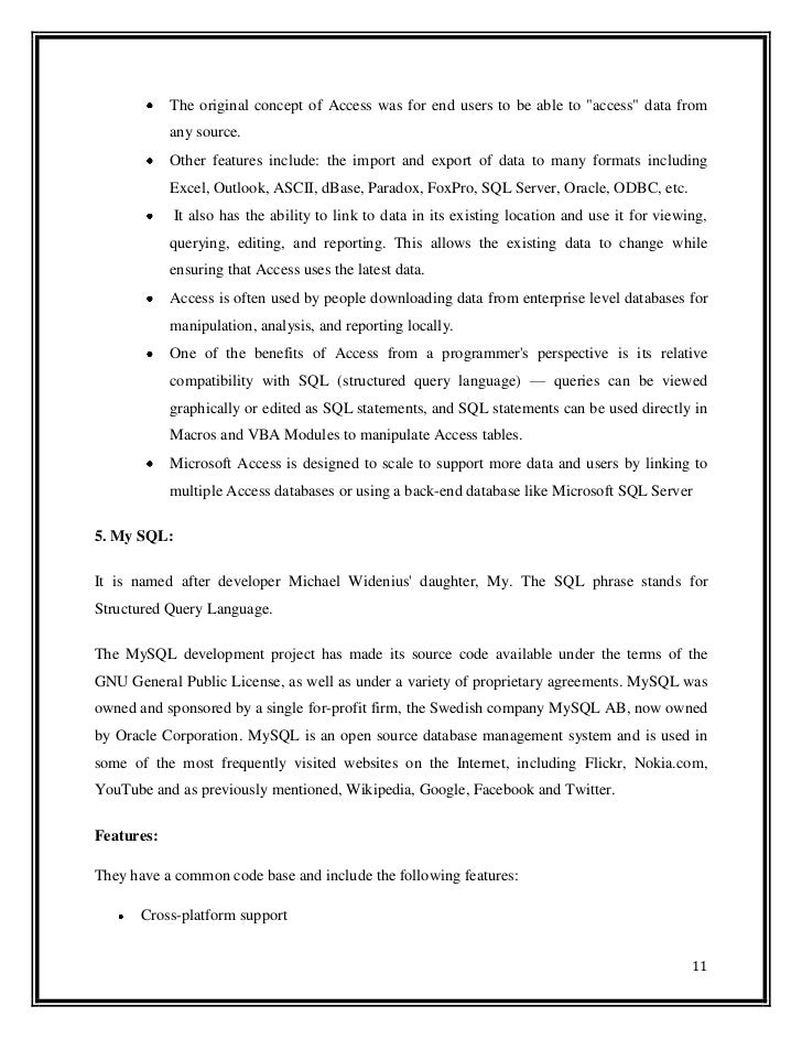 Pdf For Database Management System
